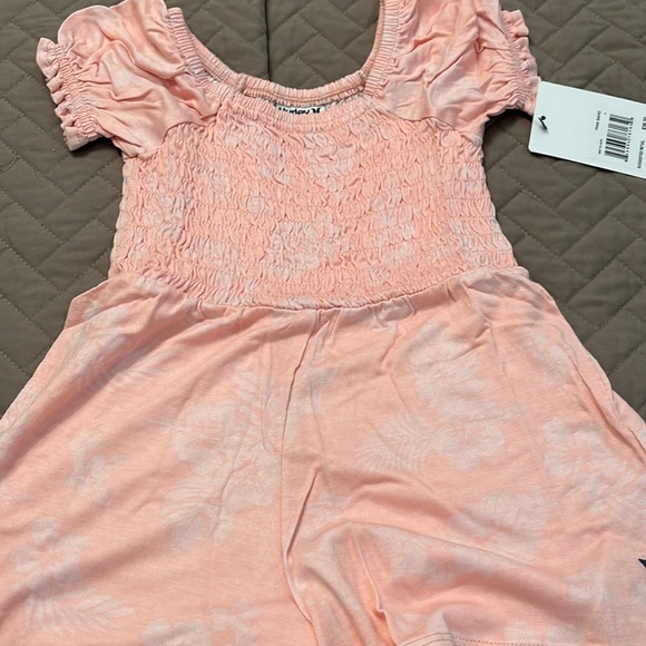 Hurley Pink Smocked Romper/NWT/Various - Picture 13 of 15